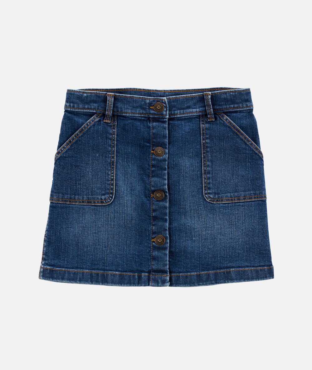 Belted Denim Shorts - obrazek 2