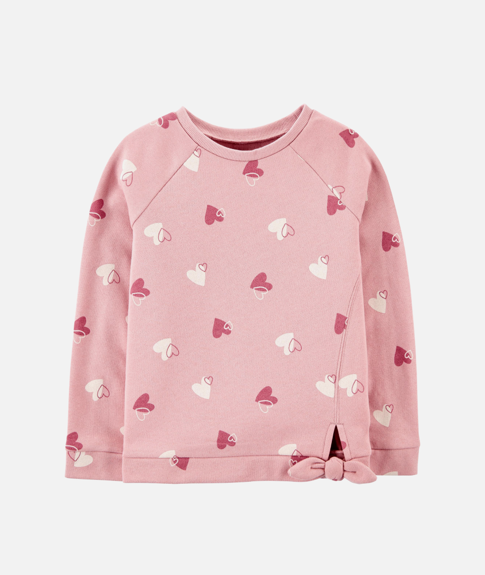 Heart Fleece Pullover